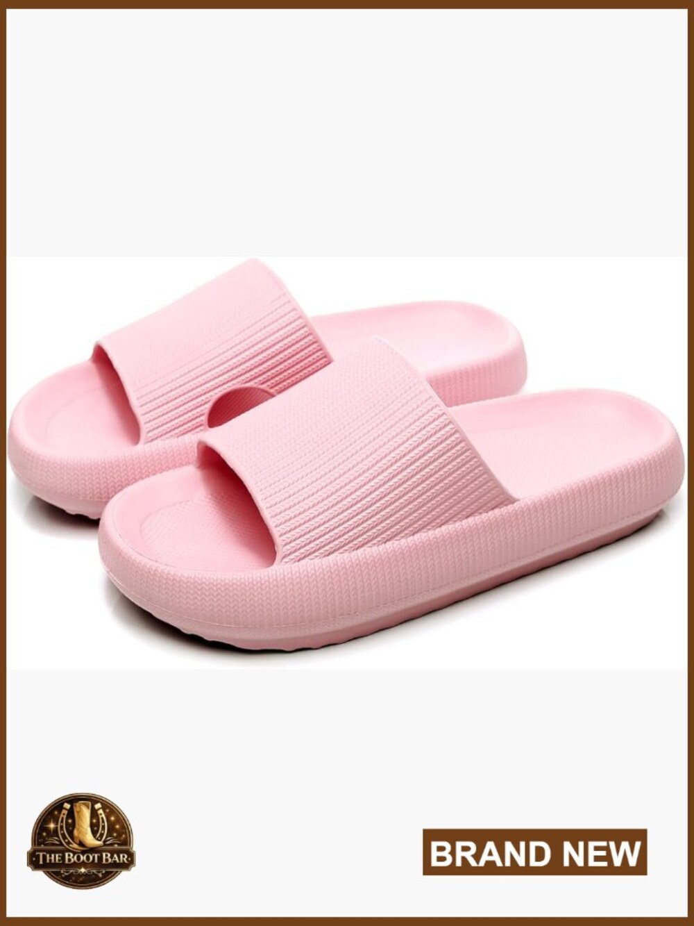 Cloud Slippers for Men and Women, Pillow Slides, Indoor Bathroom Sandals